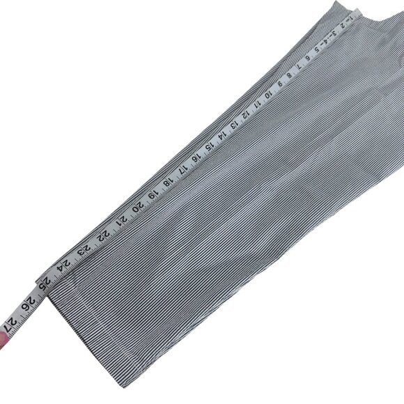 Talbots Petite Women Blue Striped Girlfriend Chino Pant SZ 10P Business Casual - Picture 7 of 10